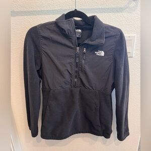 The North Face Black Fleece Jacket with Chest Logo
